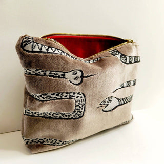 One of a Kind Handmade XL Desert Serpent Pouch