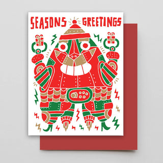 Ho Ho Ho AI Bot Christmas Card