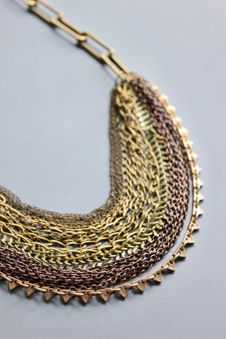 The "Lara" Layered Necklace - Handcrafted x Small Batched