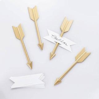 The Cutest Gold Arrow Cheese Markers
