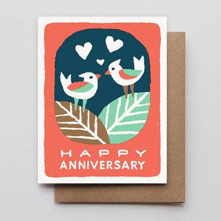 Happy Anniversary Birds Cards