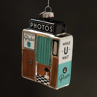 Photo Booth Holiday Ornament