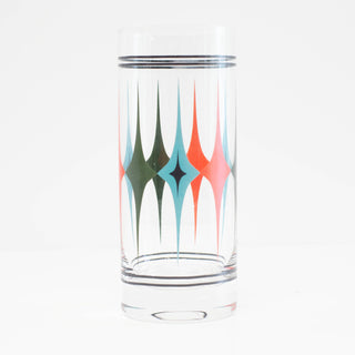 Starlight Highball Tall Cocktail Glass - Holt x Palm -  Elevate your drinking experience with our Starlight Diamond Rows Highball Glass! This vintage-style glass adds a touch of elegance to any beverage, making every sip feel luxurious. Its tall design allows for generous servings, perfect for sharing with friends and family. Cheers to timeless sophistication! Lead Free Crystal Hand wash only 6.25"H x 2.5"D (16cm x 6.3cm) 14oz liquid capacity Premium quality with weighted bottom