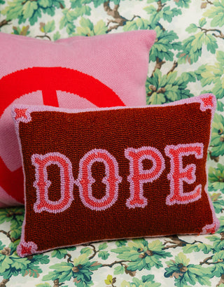 Needlepoint DOPE throw pillow - LOVE THIS FOR YOU!