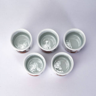 5 Piece Sake Gift Set - Lucky Cats
