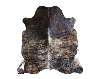 Columbian Brindle Dark Cowhide Rug - LARGE