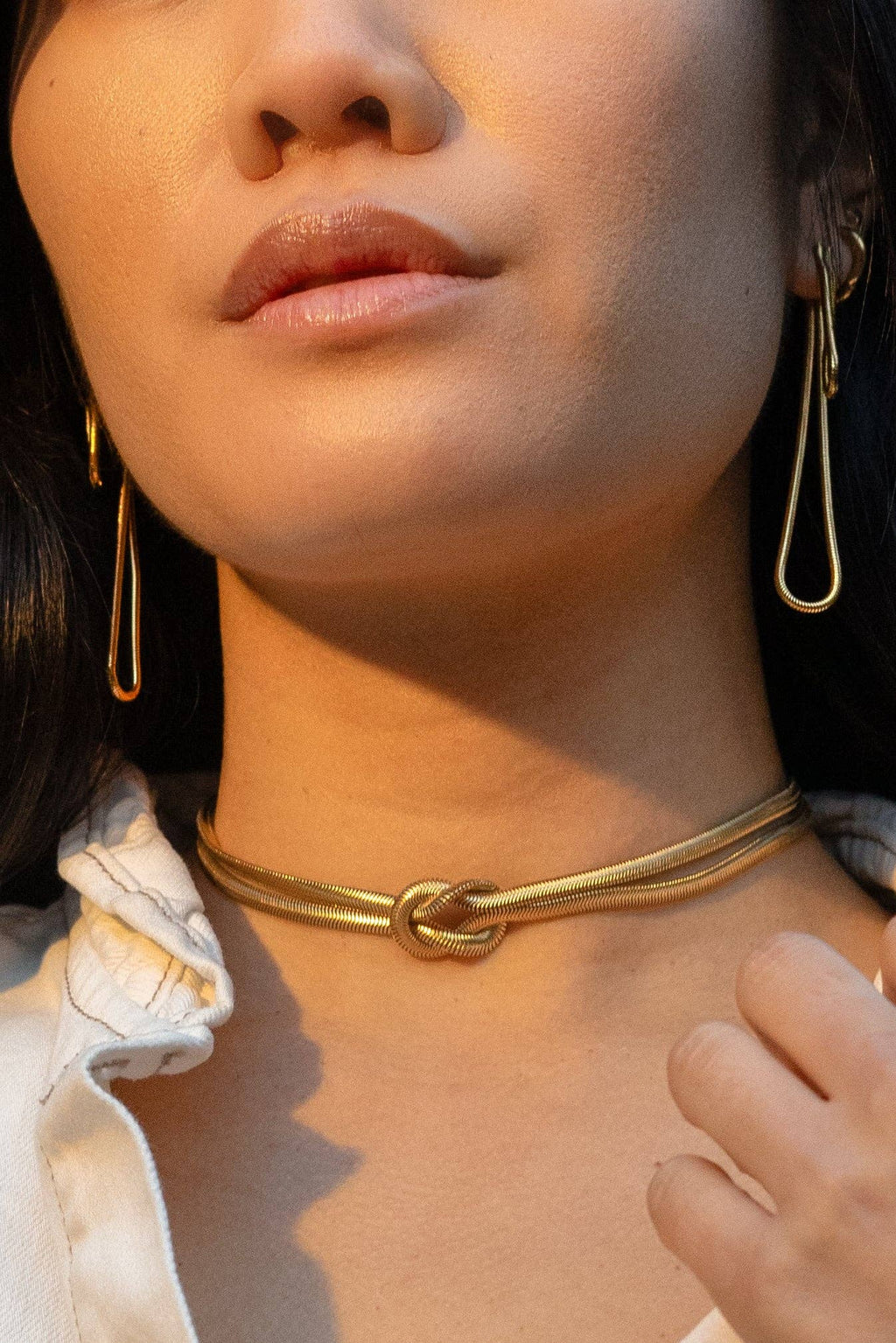 In the Loop Choker - 18K Gold Plated – Holt x Palm