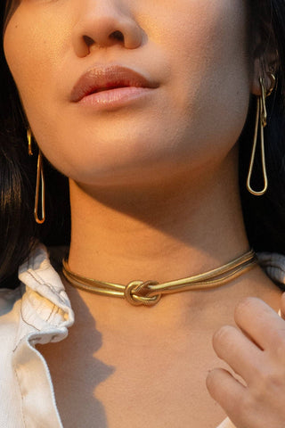 In the Loop Choker - 18K Gold Plated