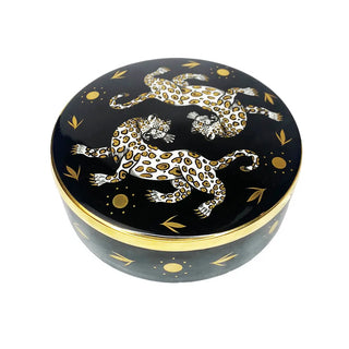 Dancing Cheetahs Fine Bone China with 22 kt gold Keepsafe