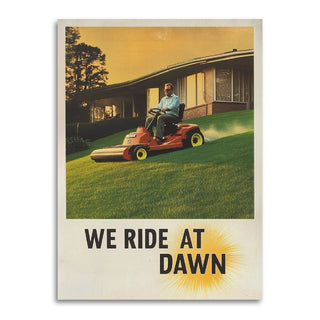 We Ride At Dawn - Funny Dad Card