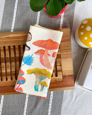 Mushroom Fam Tea Towel