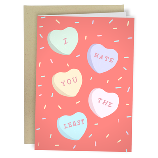 Hate You The Least - Funny Valentine's Day Card