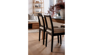 The Organic Rattan and Elm Dining Chair - Set of 2