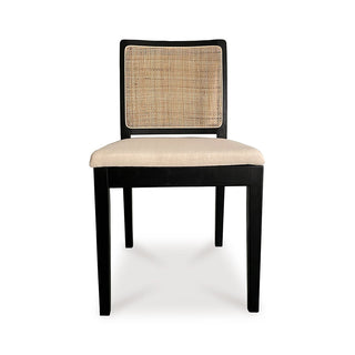 The Organic Rattan and Elm Dining Chair - Set of 2