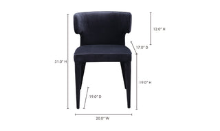 Stiletto Black Dining Chair