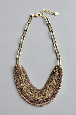 The "Lara" Layered Necklace - Handcrafted x Small Batched