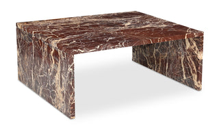 Italian Marble Waterfall Coffee Table