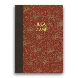 Idea Dump Journal - Holt x Palm -  Got ideas? Here's a place to jot them down! 120 pages. Gold foil-stamped cover. Interior: Dot grid. 5 x 7 inches.