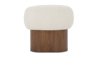 Rhonda Walnut Boucle Occasional Chair