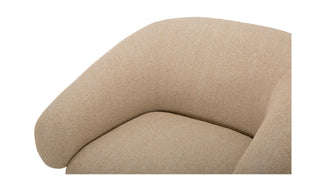 Rhonda Walnut Boucle Occasional Chair