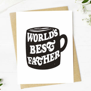 "World's Best Father" Greeting Card