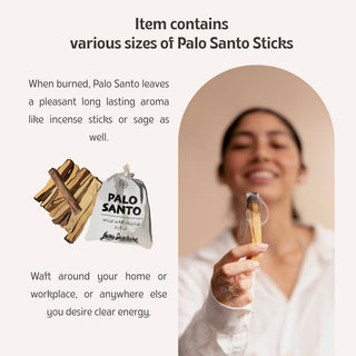 100 Grams of Premium Palo Santo Smudging Sticks