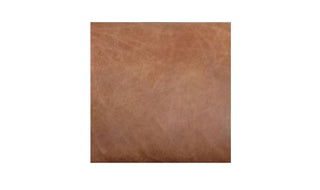 Rustic Modern Cowhide Leather Channeled Bench