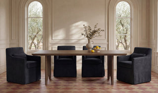 Raven Black Slip Cover Dining Chair