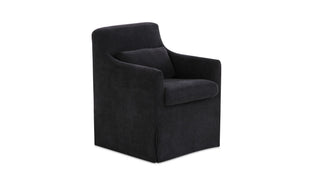 Raven Black Slip Cover Dining Chair