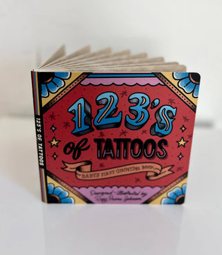 123's of Tattoos - Kids Unique Cool Hardcover Number Book