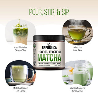 La Republica USDA Organic MATCHA with Lion's Mane