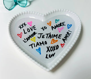Love Heart Trinket Catchall Dish