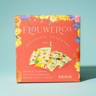 Flourwer Co Artisanal Crackers - Almost too pretty to eat!