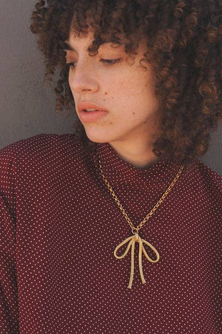 Big Bow Statement Necklace