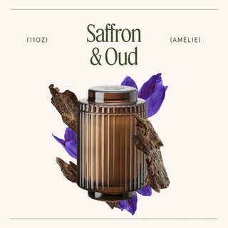 Safrron & Oud Candle - Super Chic!