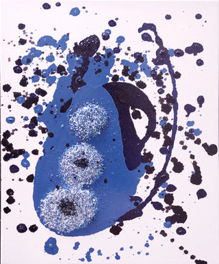 Blue Delight - Original Artwork by Dr. Ginger Lai