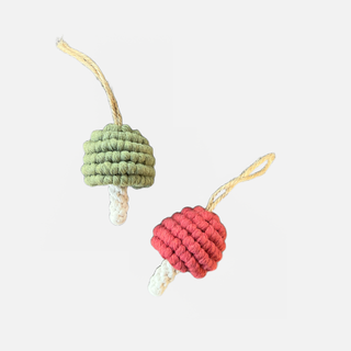 Whimsical Mushroom Ornaments - 2 Colors Available