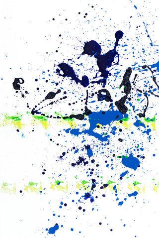 Dark Blue Mirror - Original Artwork by Dr. Ginger Lai