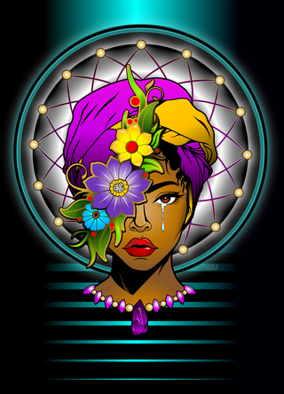 Her Name - Original Artwork by Zenesia Guice