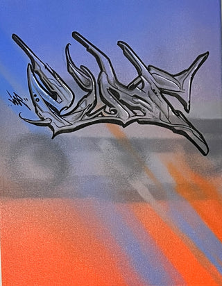 Purple & Orange - Original Artwork by Brian Murguia