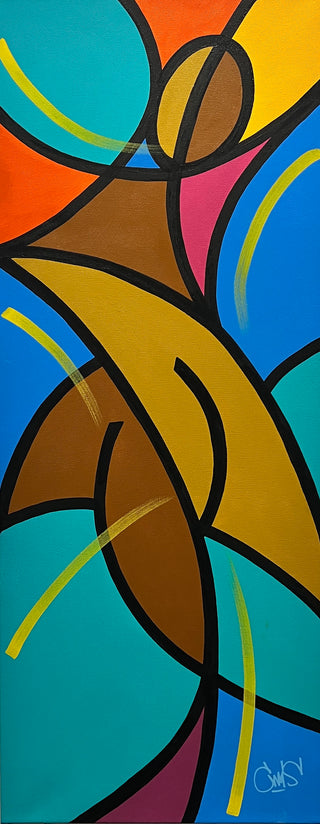 Tickled Pink - Original Artwork by Christopher Wright
