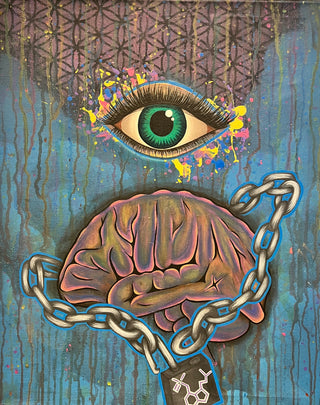 Unlock Your Mind - Original Artwork by Casey Fraijo