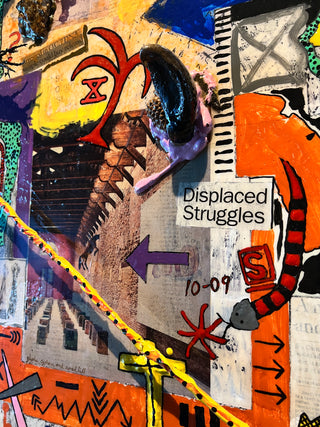 Displaced Struggles - Rehab #21 - Original Artwork by Bill Graber