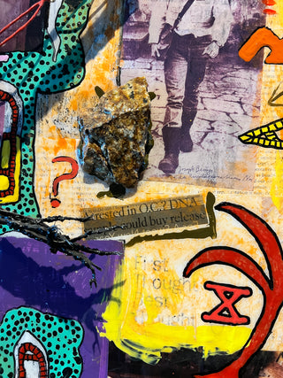 Displaced Struggles - Rehab #21 - Original Artwork by Bill Graber