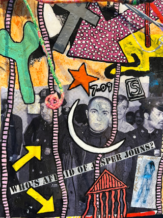 Who's Afraid of Jasper Johns? Rehab #17 - Original Artwork by Bill Graber