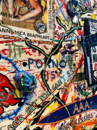 Word Salad (You Can Look, But You Can Not See) - Rehab #57 - Original Artwork by Bill Graber