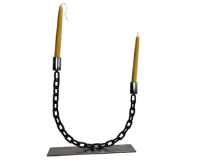 The Coolest Metal Chain Cantilever Candelabra