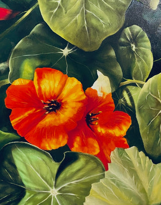 Nasturtiums - Original Artwork by Jenny Anne