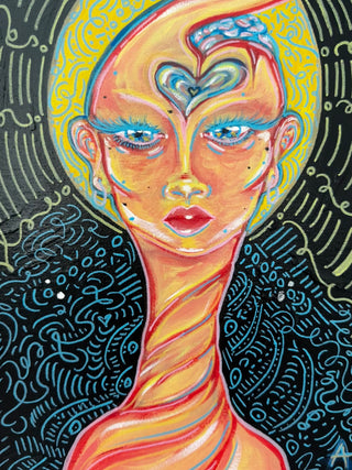 Unwind - Original Artwork by Angelina Romero