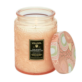 Kalahari Watermelon Glass Jar Candles by Voluspa